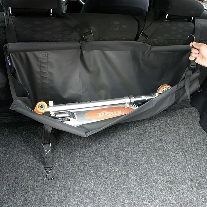 Car Trunk Hanging Organizer for Volkswagen VW Taos 2022–2025 2026 Backseat Storage Bag Foldable Cargo Organizer for Camping, Road Trips, Kids’ Gear, Groceries,90 * 28cm