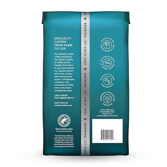 Caribou Coffee, Light Roast Ground Coffee - Daybreak Morning Blend Bag - Packaging May Vary, 20 Ounce (Pack of 3)