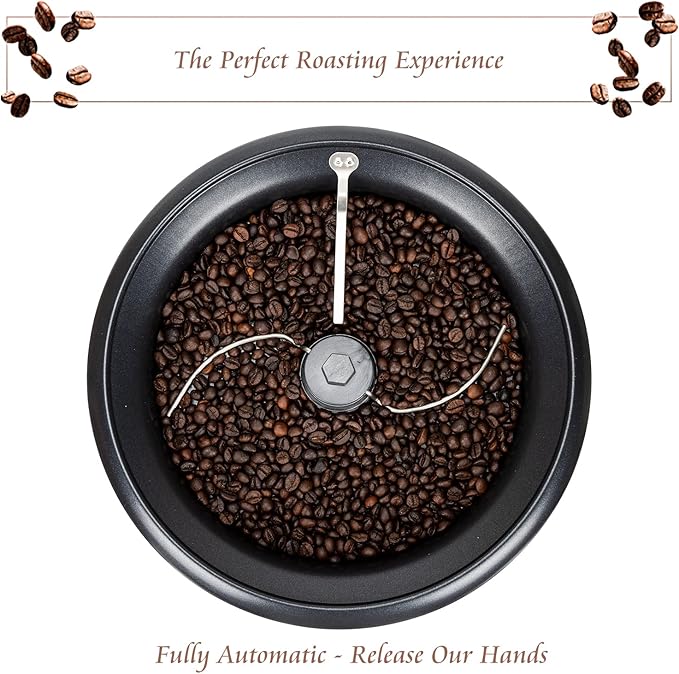 Upgraded Coffee Roaster Machine with Timer, 110V Coffee Roaster for Home Use, Beginner-Friendly Coffee Bean Roaster