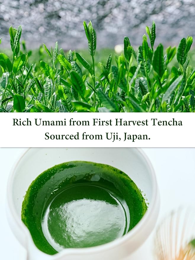 SUITENDO "Uji no Hana" Japanese Matcha Green Tea Powder (30g/1.06oz) - Ceremonial Grade, 100% Product of Japan
