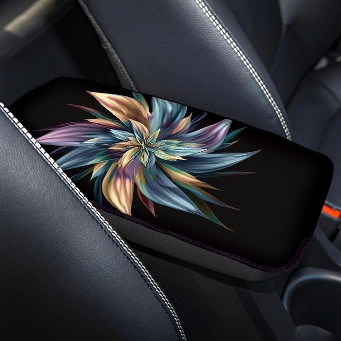 Biyejit Car Center Console Armrest Cushion Cover Pad Car Interior Decor Accessories Universal Fit for Sedan, Truck, SUV
