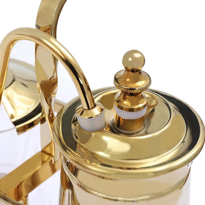 Vintage Siphon/Syphon Coffee Maker Belgian Belgium Coffee Brewer Tea Maker 400ml/ 15oz - Gold