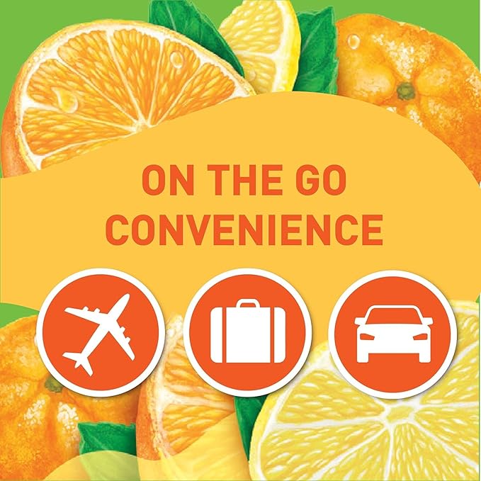 SINGLES TO GO! Tampico Drink Mix Packets, Citrus Punch, Zero Sugar, Low Calorie, 100% DV of Vitamin C per Serving, Convenient, On-The-Go Water Enhancers, 6 Count (Pack of 3)