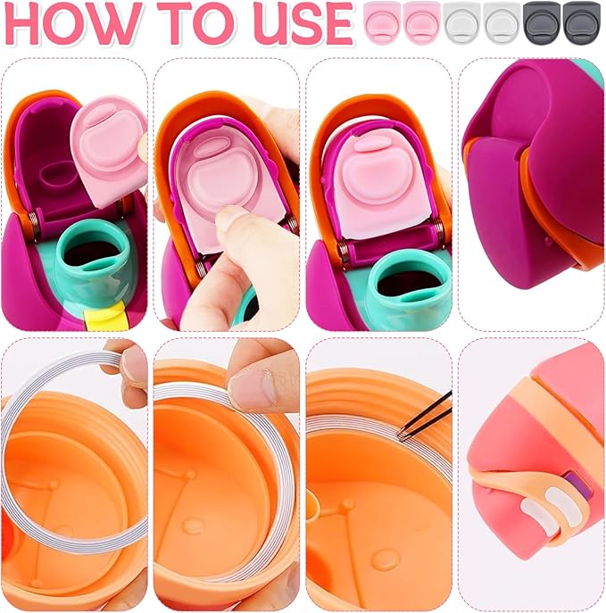 6 Sets Replacement Seal Gasket Stoppers for Owala Freesip 16oz 32oz Cap Mouth,Silicone O Sealing Ring Parts Water Bottle Top Lid Accessories for Owala Freesip 16/19/24/32/40oz（3 colors 2