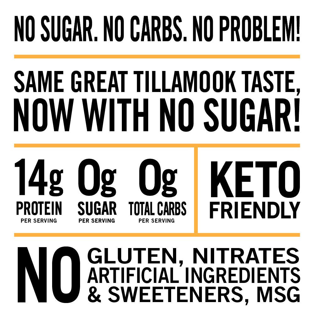 Tillamook Country Smoker Keto Friendly Zero Sugar Beef Jerky, Original, 6.5 Ounce