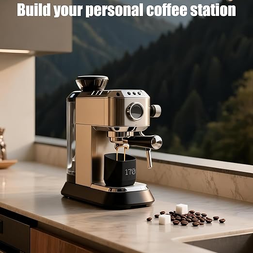 Digital Coffee Scale, Precision 500/g0.1g Coffee Bean Dosing Cup with LED Scale, Espresso Coffee Maker Accessory for Home Barista