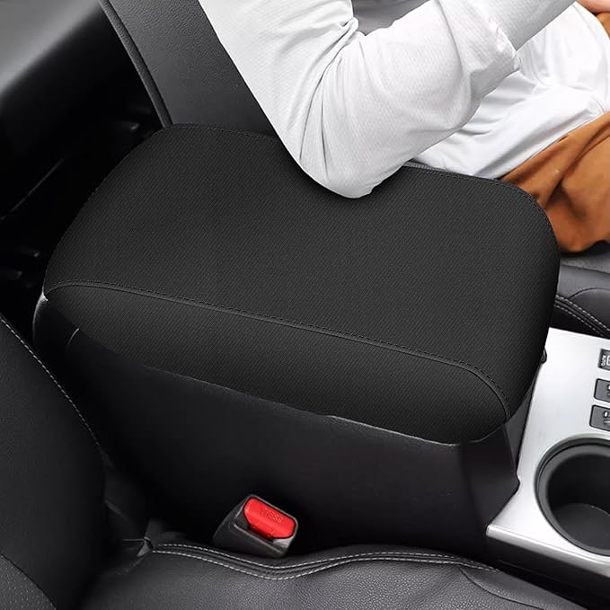 AOMSAZTO Armrest Covers for 2010-2024 Toyota 4runner Neoprene,Including The Base, Sr5, Sr5 Premium, TRD Off-Road, TRD Off-Road Premium, TRD Pro, Trail, and Limited