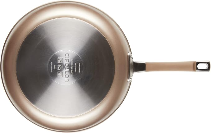 Circulon Premier Professional Hard Anodized Nonstick Cookware Induction Pots and Pans Set Nonstick, Home Essentials, 12-Piece, Bronze