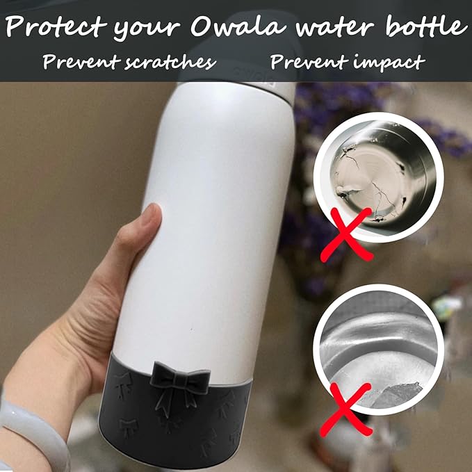 Silicone Bow Boot Water Bottles Accessories for Owala 32 oz WaterBottles
