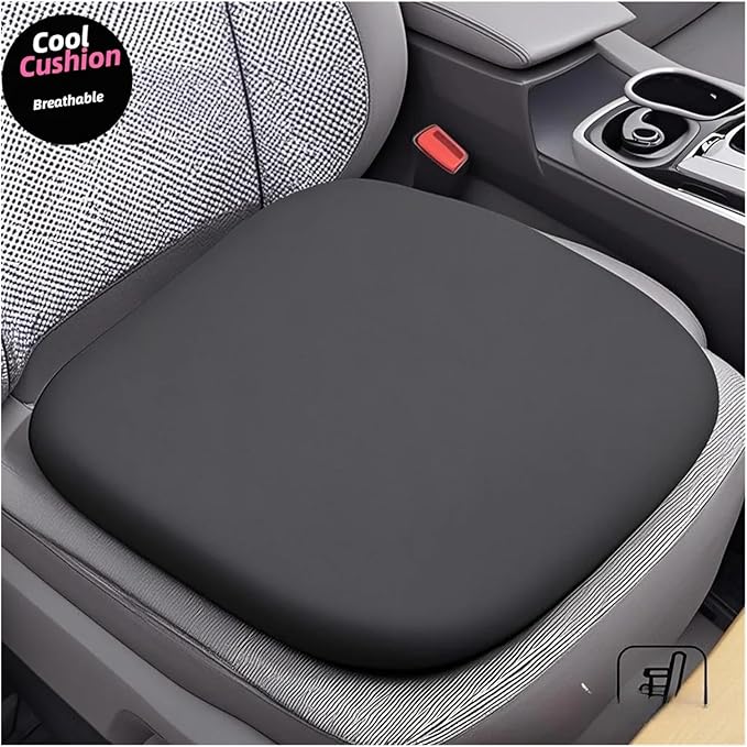 Memory Foam Car Seat Cushions with Lumbar Support - Cool and Breathable Comfort for Car and Office Use(H,40x40cm)
