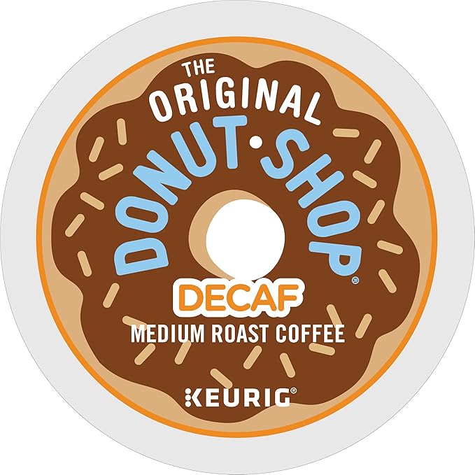 The Original Donut Shop Decaf Keurig Single-Serve K-Cup Pods, Medium Roast Coffee, 96 Count