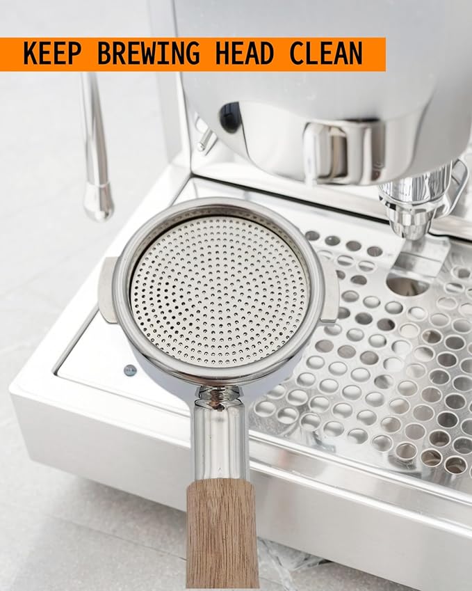 58.5mm Espresso Puck Screen - Metal Contact Screen for Espresso 58mm Portafilter Basket