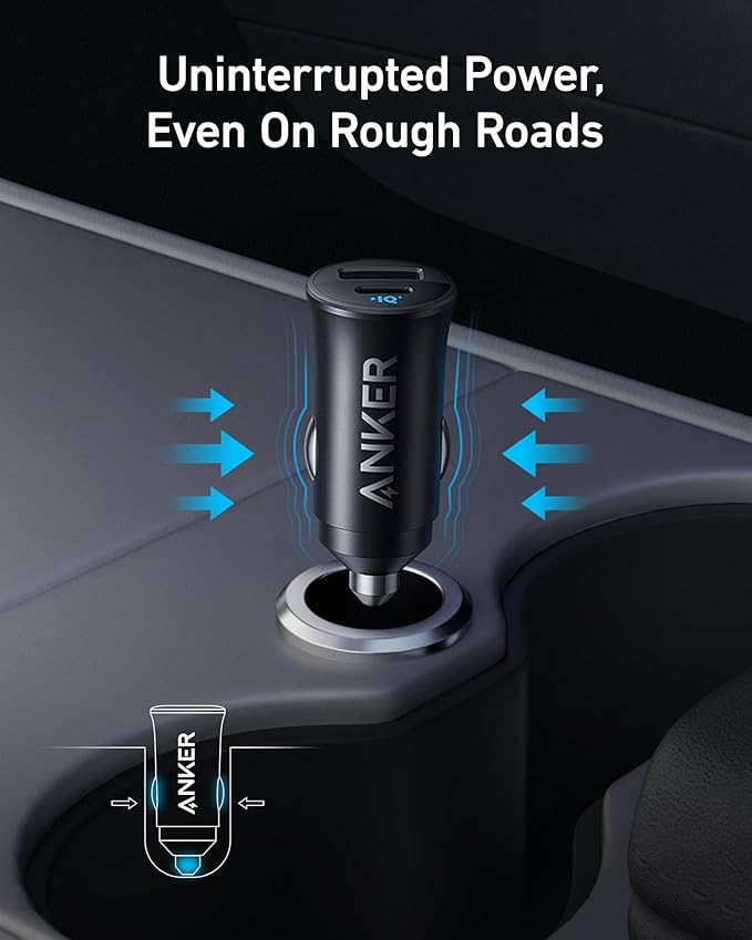 Anker USB-C Car Charger, 2-Pack 30W 2-Port Type-C Car Adapter, Cigarette Lighter Adapter with Power IQ 3.0,for iPhone 17/16/15/14/13 Series,Samsung Galaxy S25/S24/S23/S22/S21 Series,iPad Pro,AirPods