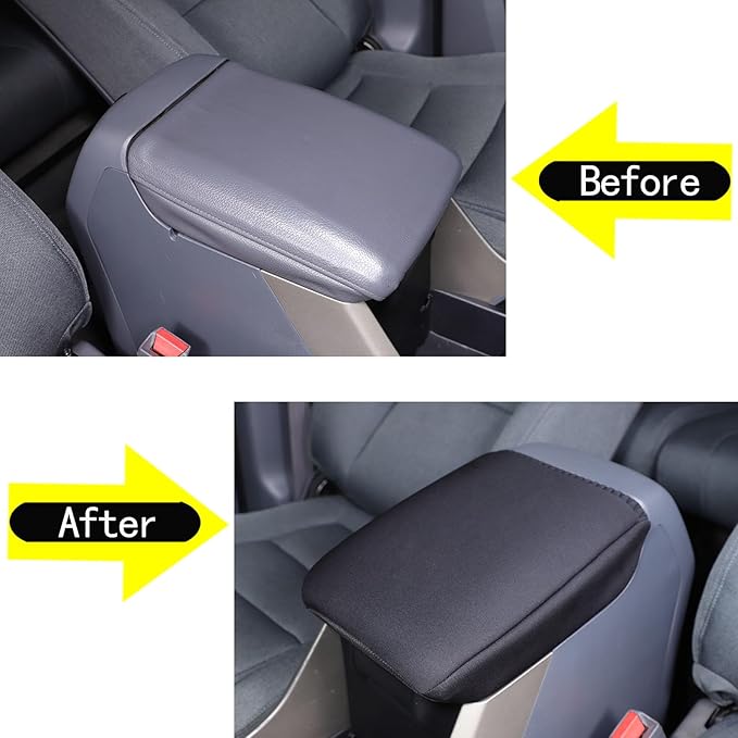 Armrest Box Cover Center Console Pad Compatible with Honda Pilot 2003-2008 Cloth Auto Armrest Cover, Comfortable, Breathable, Waterproof Car Center Console Armrest Cushion