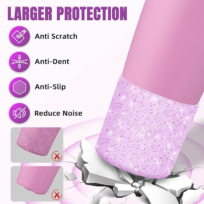 Silicone Higher Boot Compatible with Owala 30oz & 40oz FreeSip Sway Bottles & Tumblers, Large Protection Anti-Slip Bottom Cover Sleeve for Freesip Sway Tumbler and Bottle