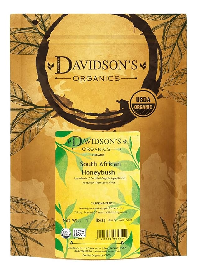 Davidson's Tea Bulk, South African Honeybush, 16-Ounce Bag