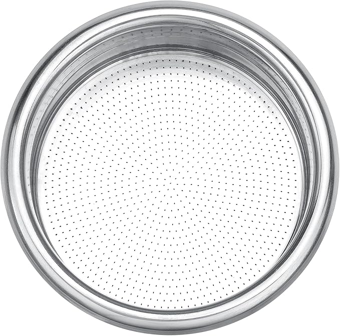 Normcore 54mm Precision High Extraction Basket, 16-18g Portafilter Basket for 54mm Espresso Machines, Includes Paper Filters (200pcs) and 53.3mm Puck Screen, 0.8mm Thickness, 0.28mm Hole Diameter