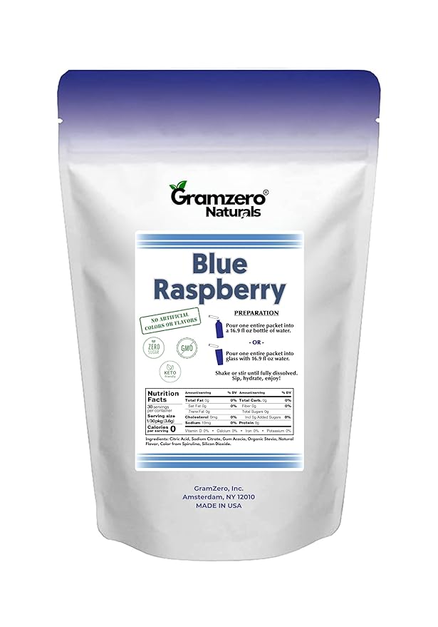 Drink Mix - 2GO (All NATURAL Blue Raspberry)