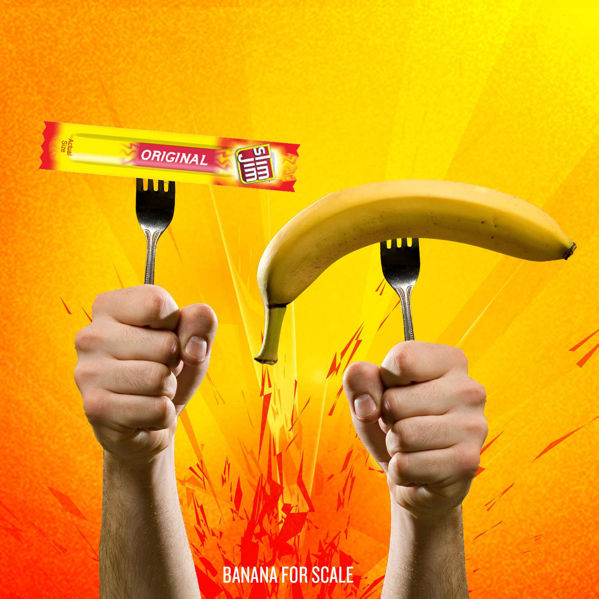 Slim Jim Smoked Meat Sticks, Original Flavor, 6g Protein Per Serving, Snack Size, 0.28 oz. (14 Count)