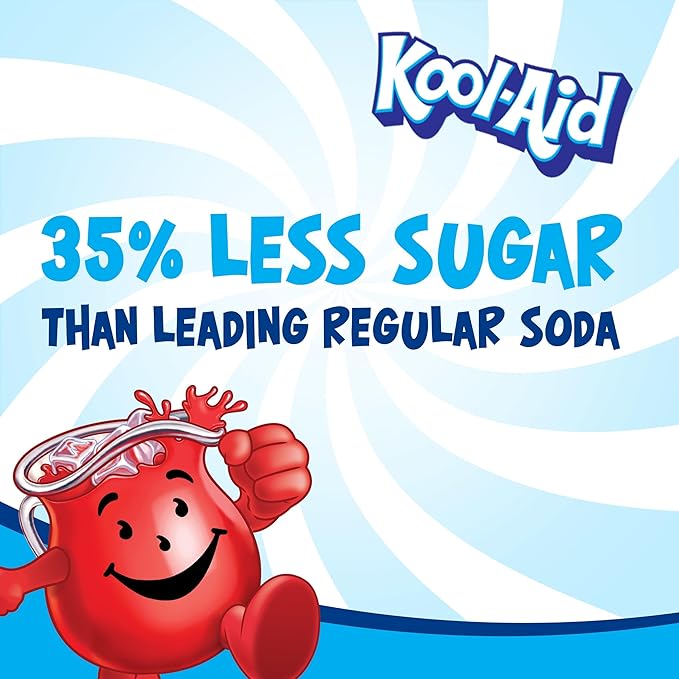 Kool-Aid Sugar Sweetened Tropical Punch Powdered Drink Mix, 19 oz. Canister