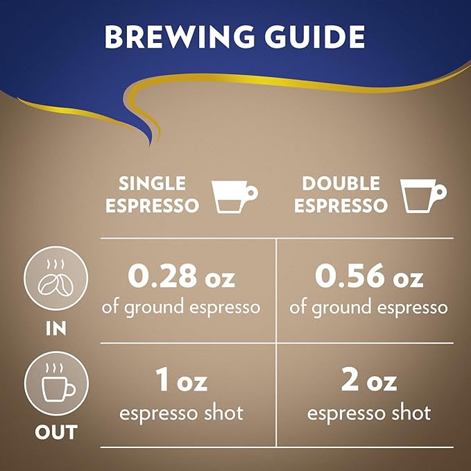 Lavazza Super Crema Whole Bean Coffee, Medium Espresso Roast, Arabica and Robusta Blend, 2.2 lb Bag (Pack of 6)