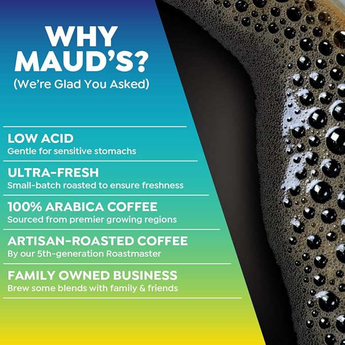 Maud's Sumatra Coffee Pods, 100 ct, Dark Roast Coffee in Single Serve Pods – 100% Arabica Coffee, Compatible with Keurig K Cups Maker