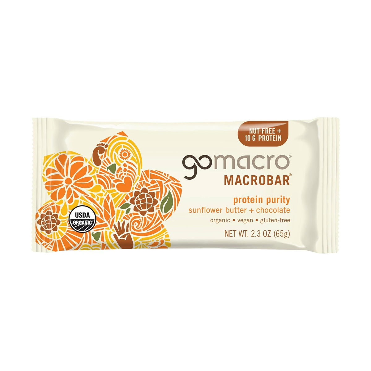 GoMacro Macrobar, Oatmeal Chocolate Chip, 2.3 Ounce