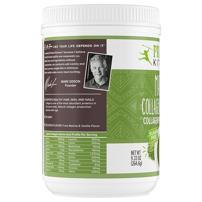 Primal Kitchen Latte Matcha Collagen, 9.33 oz