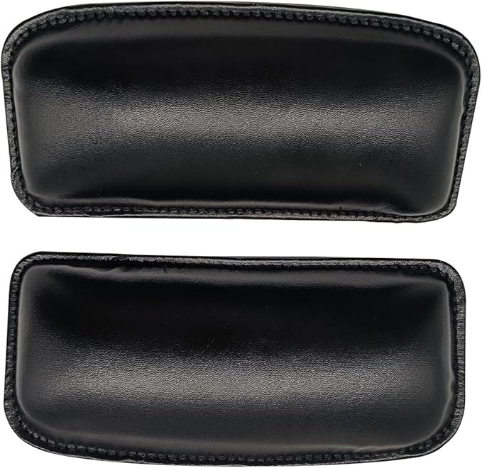 2PCS Car Center Console Knee Leg Elbow Pad, Leather Armrest Cover Cushion Leg Support Relieve Fatigue, for Most Cars, Universal Automotive Interior Accessories