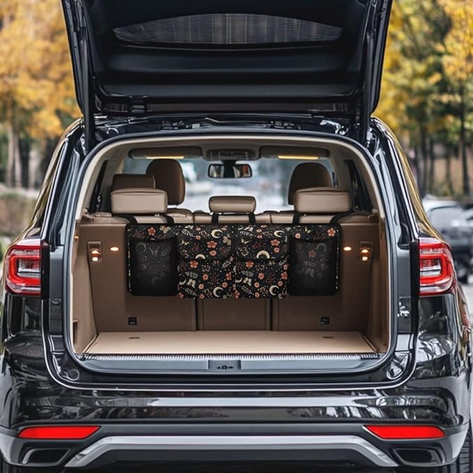 Butterfly Car Trunk Organizer for SUV Organizer Trunk Storage Organizer, Butterfly Car Decor Space-Saving Trunk Storage Organizer, It Easy to Find Things, Frees Trunk Floor