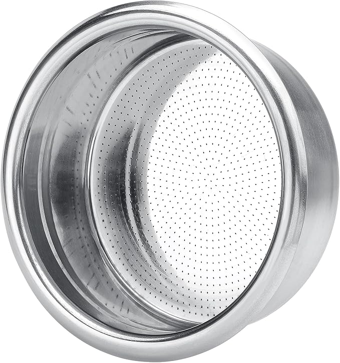 Normcore 58mm Precision High Extraction Basket, 22g Espresso Portafilter Basket, Includes Paper Filters (200pcs) and 58.5mm Puck Screen, 0.8mm Thickness, 0.28mm Hole Diameter, 22g