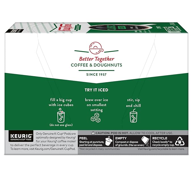 Krispy Kreme Classic Decaf Keurig Single-Serve K-Cup Pods, Light Roast Coffee, 60 Count (6 Packs of 10)