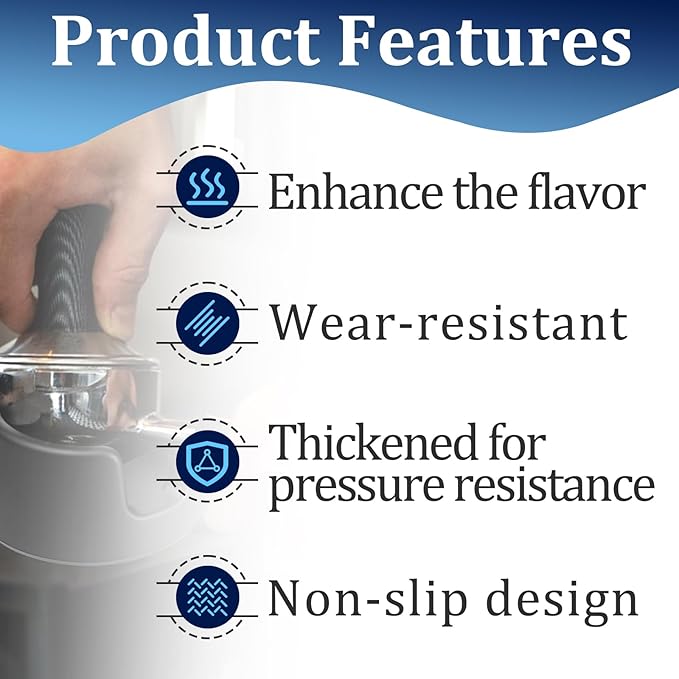 2Pcs Tamper Base for Ninja Luxe, Ninja Espresso ES601/ES701, Anti-Slip Silicone Portafilter Holder for Ninja, Coffee Accessories for Ninja Espresso Machine