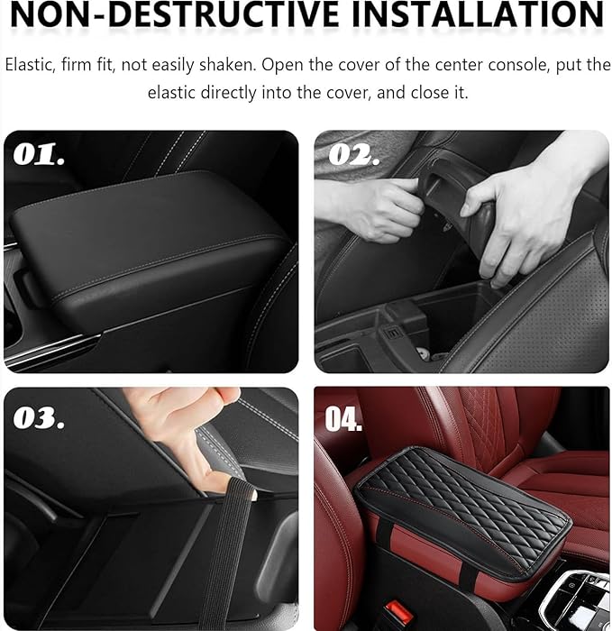Auto Center Console Pad for Toyota Corolla E210 Sedan(2006-2013) Accessories Car Armrest Cushion Protects Your armrest and Feels Comfortable on Your Elbows and arms