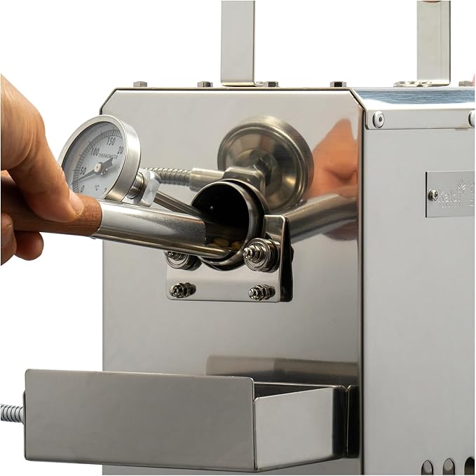 kaldi motorized gas coffee roaster - 200g capacity, gas burner required (Full Package)