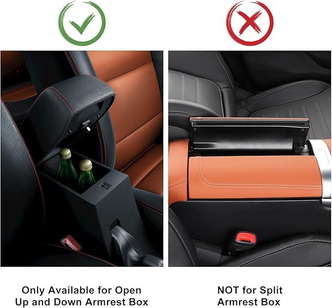 surpassme Car Center Console Pad Protector, Comfortable Car Armrest Seat Box Cover/Cushion Universal for Car/SUV Cushion Accessories(Grey)