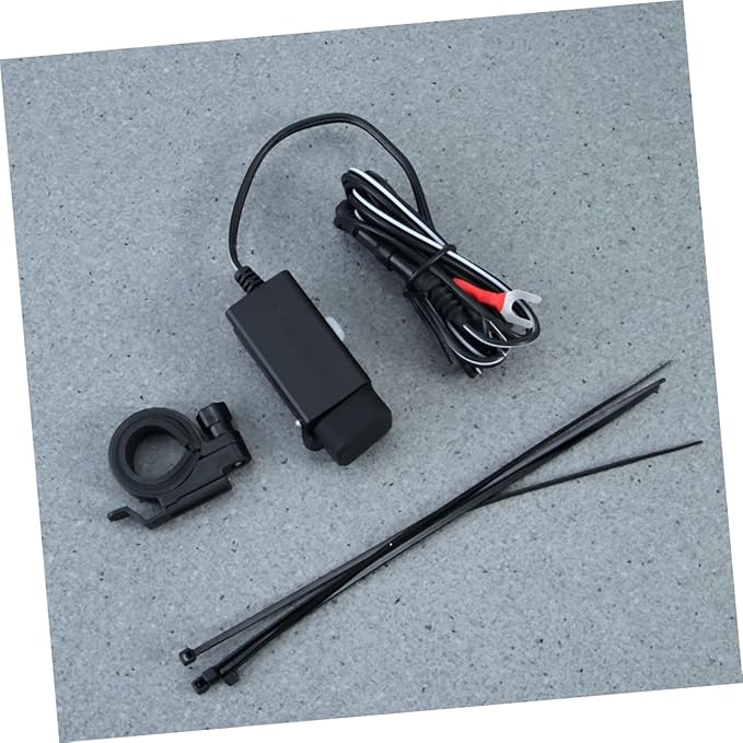 Dual USB Socket Set for Motorcycles Car Charger USB Waterproof and Durable Design