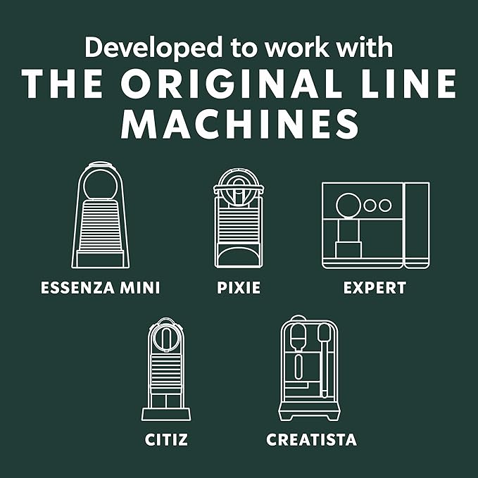 Starbucks by Nespresso Original Line, Single-Origin Colombia, Medium Roast Coffee, 50-count Espresso Pods
