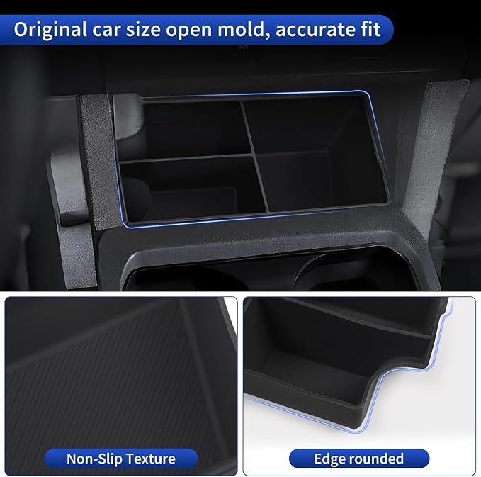 Central Control Control Storage Box Applicable to 2016-2023 Tacoma Central Control Storage Tray Interior Modification Accessories(Central Control Storage Box)