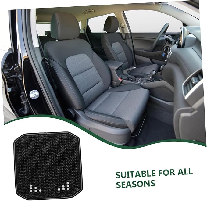 Healifty Ergonomic Car Seat Cushion Lumbar Support Non-Slip Tailbone Pillow for Drivers Comfortable Seat Protector Pad for Vehicles