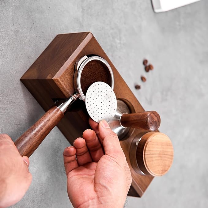 Espresso Puck Screen 51mm, Coffee Filter Laser-cut Screen for Portafilter Basket 51mm