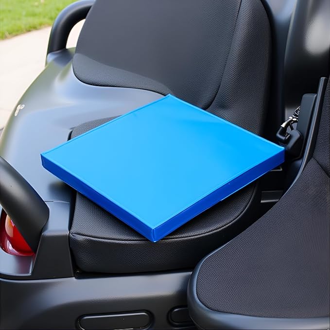 Motorcycle Seat Gel Pad for Harley Seat Cushion Shock Absorbing Mat Comfort Reduce Fatigue Soft Cool Pad DIY Office Chair Cushion Car Truck Peterbilt Driver and Passenger Pad 35 x 35 x 2cm