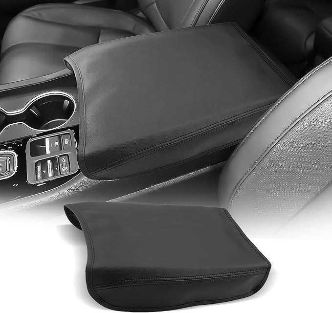 CDEFG for Honda Pilot 2023-2025 Center Console Cover Armrest Box Cover for Pilot (Sport, EX-L, Touring, TrailSport, Elite, Black Edition) 2023 2024 2025 Accessories Console Arm Rest Protector