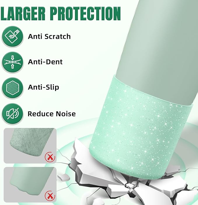 Silicone Higher Boot Compatible with Owala 30oz & 40oz FreeSip Sway Bottles & Tumblers, Large Protection Anti-Slip Bottom Cover Sleeve for Freesip Sway Tumbler and Bottle
