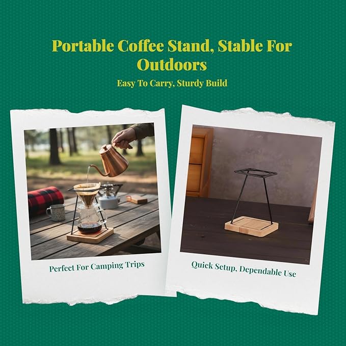 Pour over Stands Coffee Dripper Holder Portable Drip Coffee Stand Coffee Dripper Stand for Cafe Housewarming Coffee Lover Gift, Pillow Shape