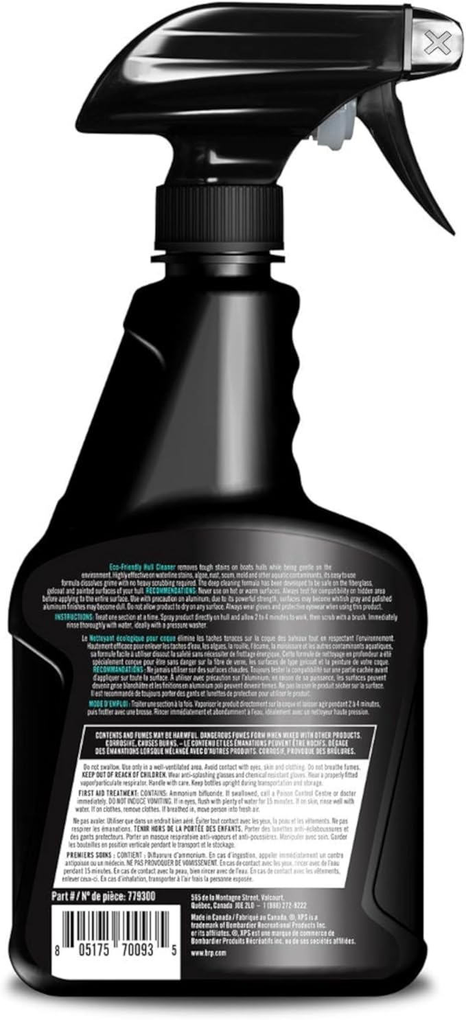 Sea-Doo New OEM, XPS 33 fl. oz. (946 ml) Eco-Friendly Hull Deep Cleaner, 779300
