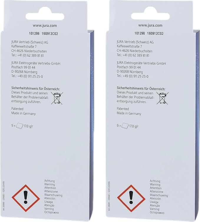 Decalcifying Tablets For All Coffee Machines, Powerful descaling, Fast Dissolution(Pack of 2)