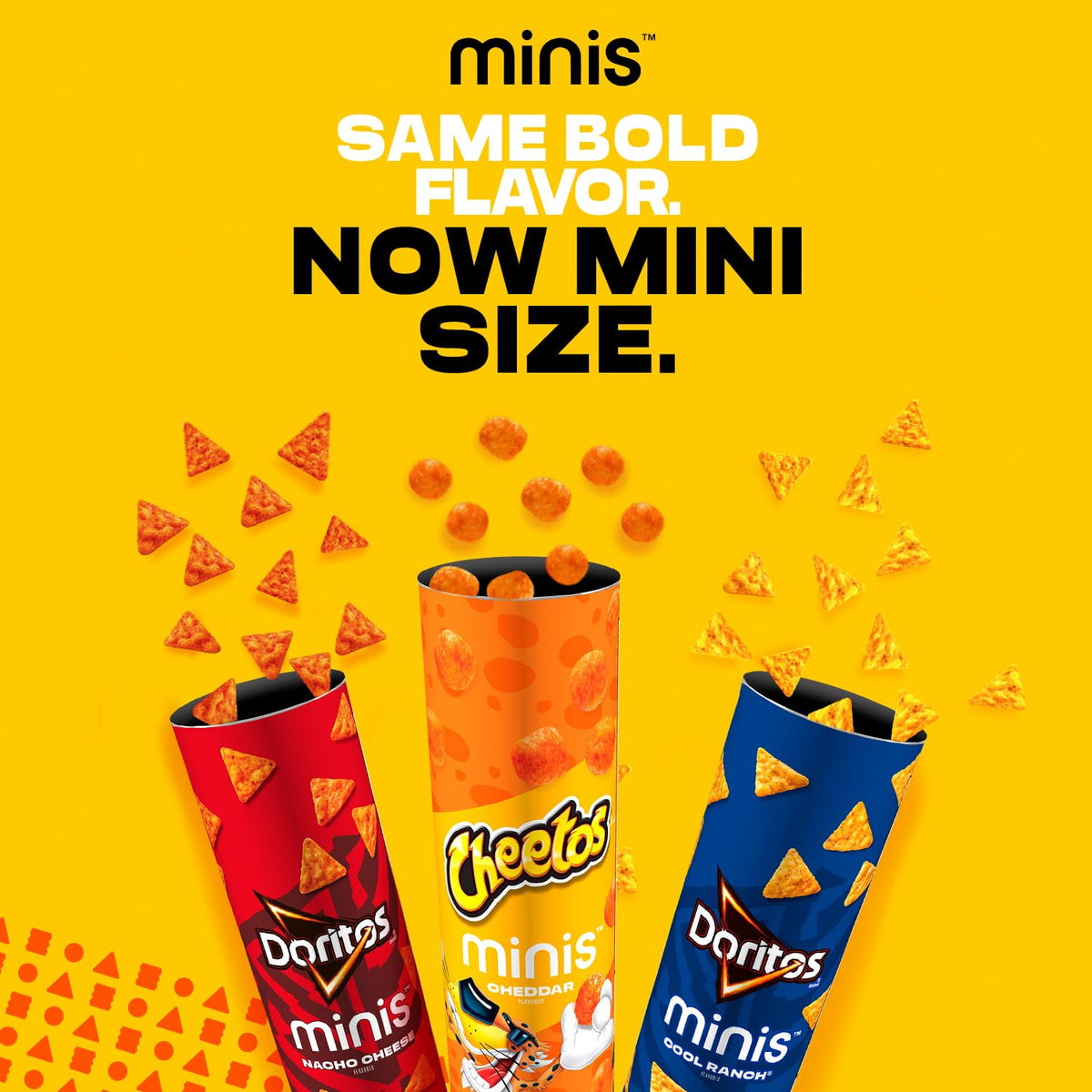 Cheetos Minis, Cheddar Jalapeno, 3.625 oz Canister