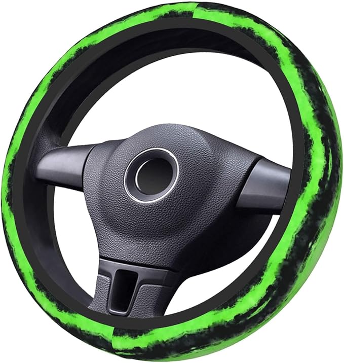 Boston Terrier Dog Neoprene Steering Wheel Covers Women Men Car Accessories, Universal 15 Inch Fit Auto, Suvs, Truck