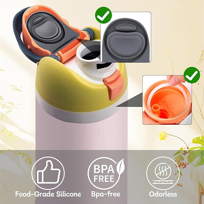 4 Sets Replacement Seal Gasket Stoppers for Owala Freesip Cap Mouth,Silicone O Sealing Ring Parts Water Bottle Top Lid Accessories for Owala Freesip 16/19/24/32/40oz 4p1-a01